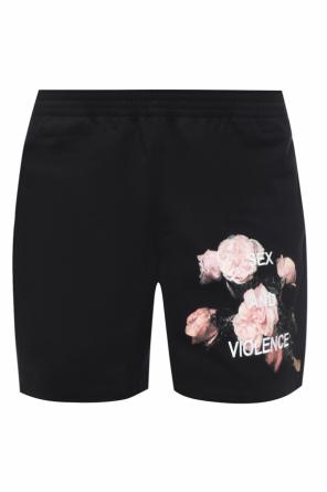 Floral motif shorts, zdjęcie 1 Floral motif shorts od MISBHV